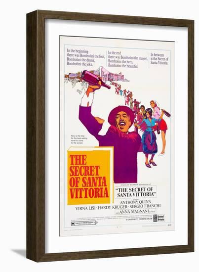 The Secret of Santa Vittoria-null-Framed Art Print