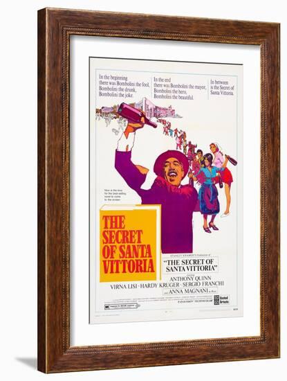 The Secret of Santa Vittoria-null-Framed Art Print