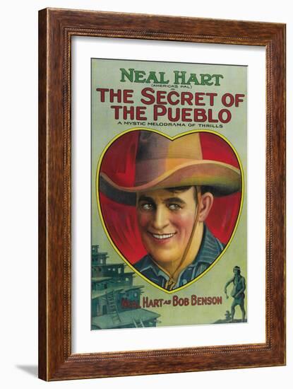 The Secret of the Pueblo-null-Framed Art Print