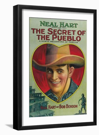 The Secret of the Pueblo-null-Framed Art Print