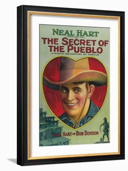 The Secret of the Pueblo-null-Framed Art Print