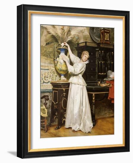 The Secret Postbox, 1876-Tito Conti-Framed Giclee Print