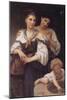 The Secret-William Adolphe Bouguereau-Mounted Art Print