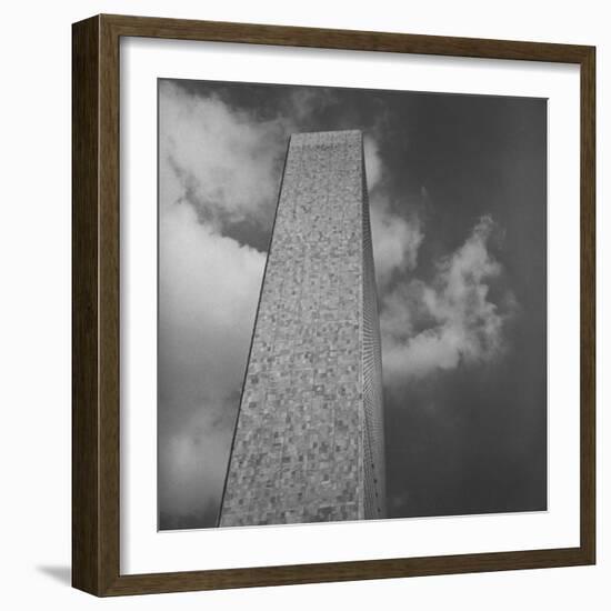 The Secretariat Building, Made of Marble and Glass, United Nations Permanent Headquarters, New York-Walker Evans-Framed Photographic Print