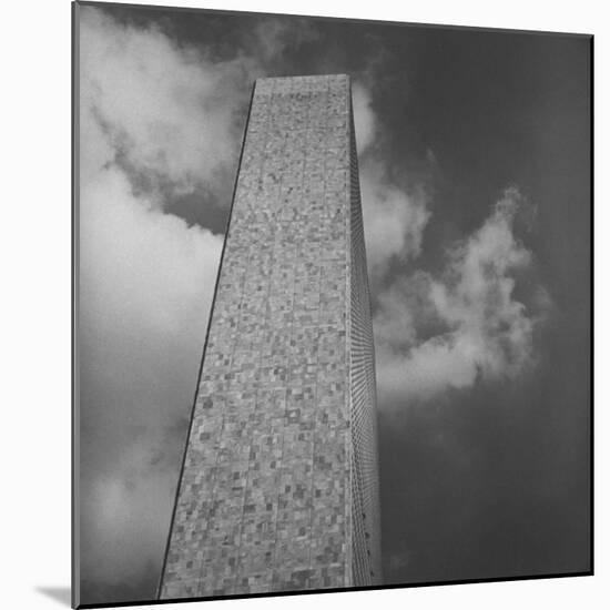 The Secretariat Building, Made of Marble and Glass, United Nations Permanent Headquarters, New York-Walker Evans-Mounted Photographic Print