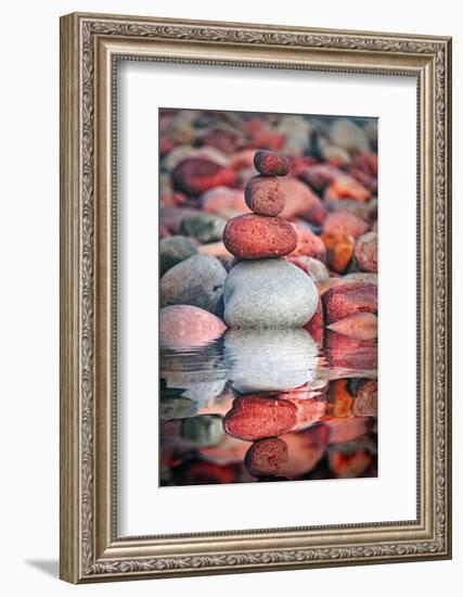 The Secrets of the Pebbles-Philippe Sainte-Laudy-Framed Photographic Print