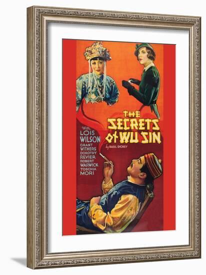 The Secrets of Wu Sin-null-Framed Art Print