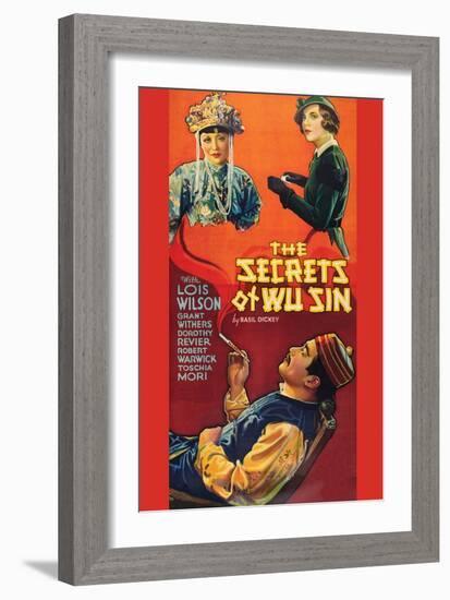 The Secrets of Wu Sin-null-Framed Art Print