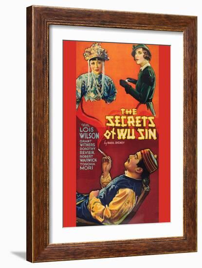 The Secrets of Wu Sin-null-Framed Art Print