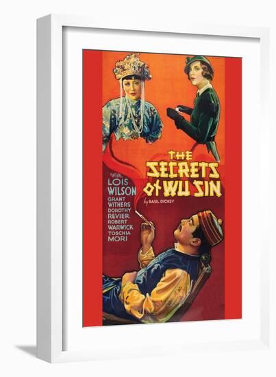 The Secrets of Wu Sin-null-Framed Art Print