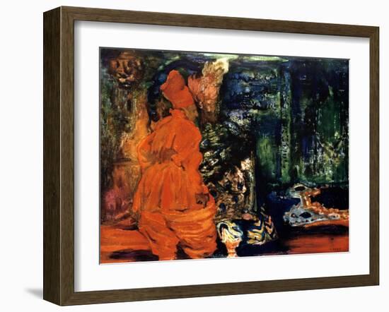 The Sectet of the Harem, Set Design for a Ballet, C1913-Leon Bakst-Framed Giclee Print