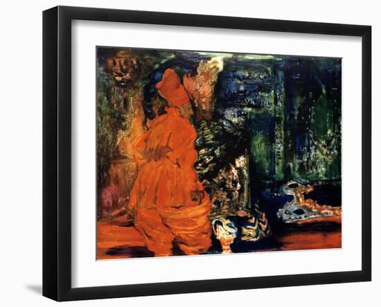 The Sectet of the Harem, Set Design for a Ballet, C1913-Leon Bakst-Framed Giclee Print