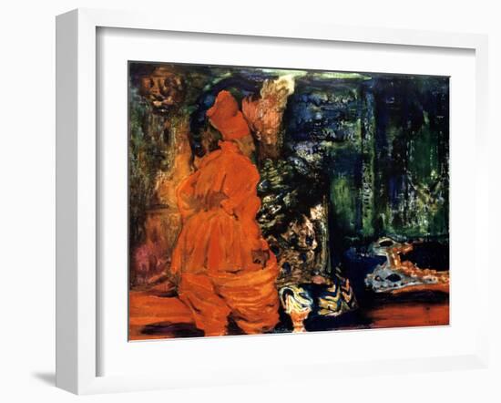 The Sectet of the Harem, Set Design for a Ballet, C1913-Leon Bakst-Framed Giclee Print