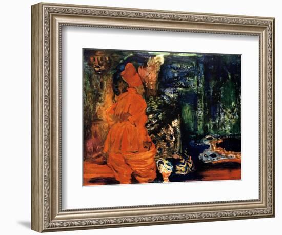 The Sectet of the Harem, Set Design for a Ballet, C1913-Leon Bakst-Framed Giclee Print