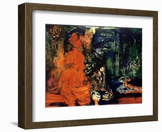 The Sectet of the Harem, Set Design for a Ballet, C1913-Leon Bakst-Framed Giclee Print