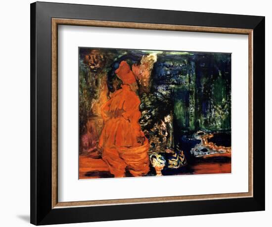 The Sectet of the Harem, Set Design for a Ballet, C1913-Leon Bakst-Framed Giclee Print