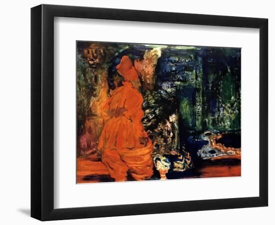 The Sectet of the Harem, Set Design for a Ballet, C1913-Leon Bakst-Framed Giclee Print