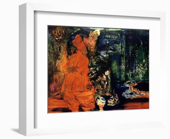 The Sectet of the Harem, Set Design for a Ballet, C1913-Leon Bakst-Framed Giclee Print