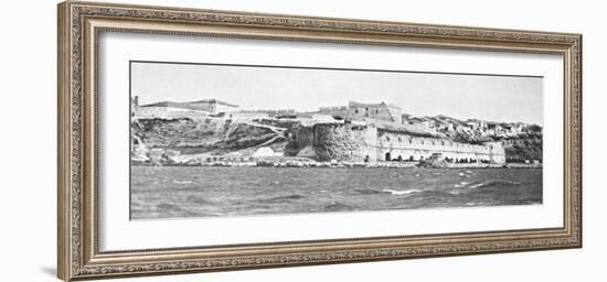 The Sedd El Bahr Forterss at the Entry to the Dardanelles During World War I-Robert Hunt-Framed Photographic Print