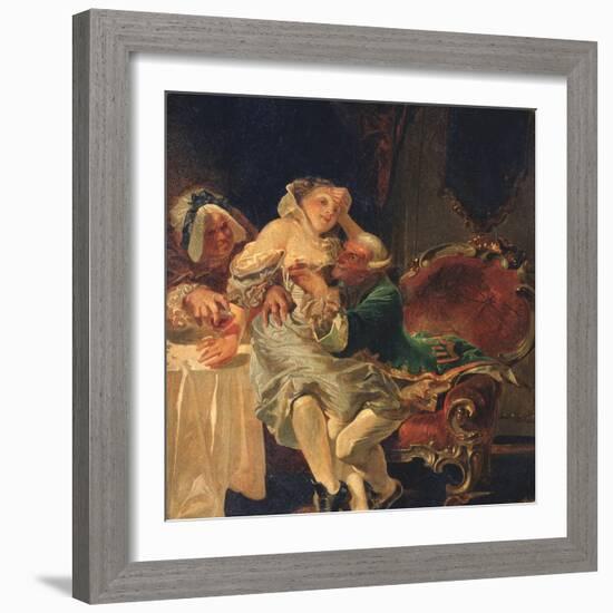 The Seducer, 1891-Mihály Zichy-Framed Giclee Print