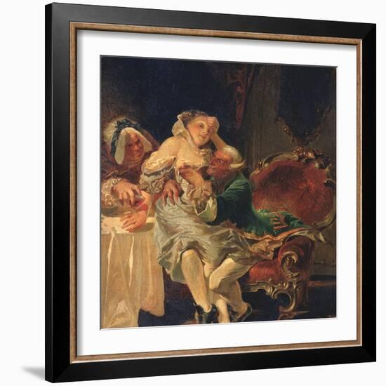 The Seducer, 1891-Mihály Zichy-Framed Giclee Print