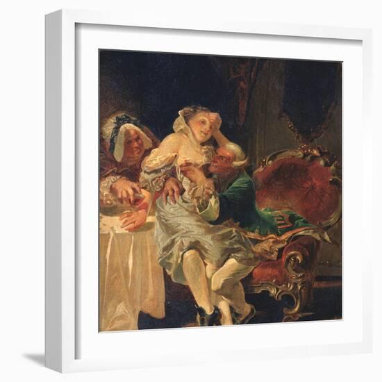 The Seducer, 1891-Mihály Zichy-Framed Giclee Print