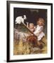 The See-Saw (Happy Days)-Arthur Elsley-Framed Premium Giclee Print