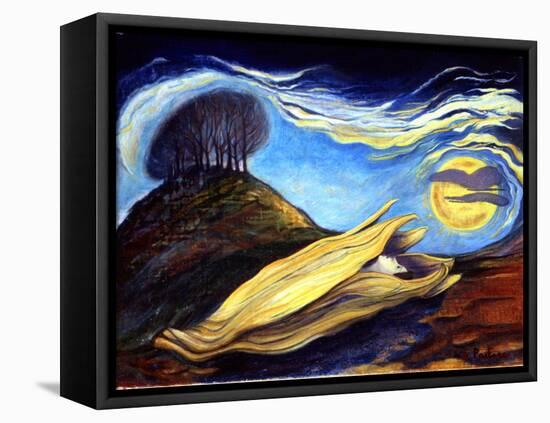 The Seed, 1999 (Oil on Gessoed Panel)-Silvia Pastore-Framed Premier Image Canvas