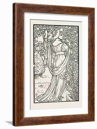 The Seeds of Love. from Pan Pipes, 1882-null-Framed Giclee Print