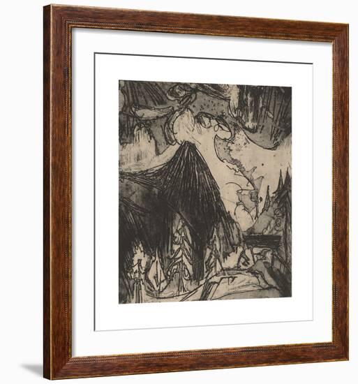 The Seehorn-Ernst Ludwig Kirchner-Framed Premium Giclee Print