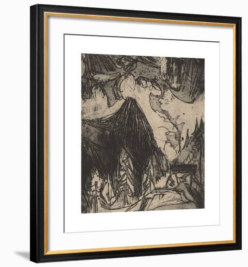 The Seehorn-Ernst Ludwig Kirchner-Framed Premium Giclee Print