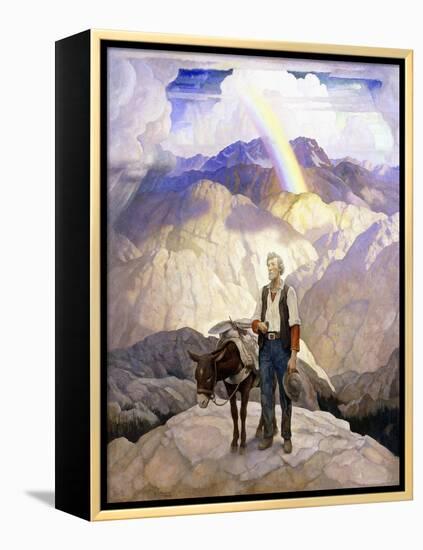 The Seeker, 1933 (Oil on Canvas)-Newell Convers Wyeth-Framed Premier Image Canvas