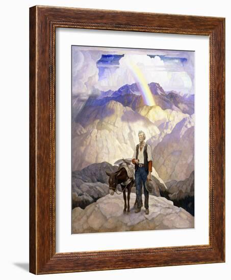 The Seeker, 1933 (Oil on Canvas)-Newell Convers Wyeth-Framed Giclee Print