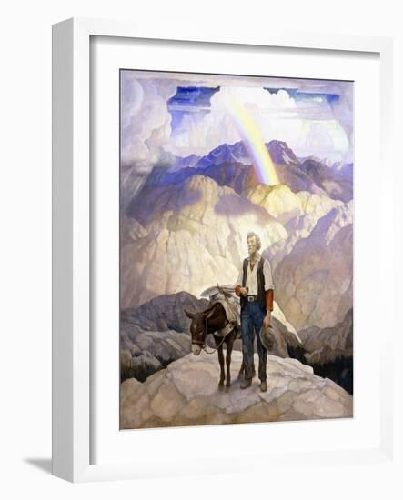 The Seeker, 1933 (Oil on Canvas)-Newell Convers Wyeth-Framed Giclee Print