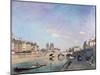 The Seine and Notre-Dame in Paris, 1864-Johan Barthold Jongkind-Mounted Giclee Print
