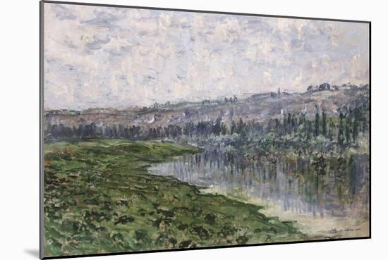 The Seine and the Hills of Chantemsle, 1880-Edgar Degas-Mounted Giclee Print