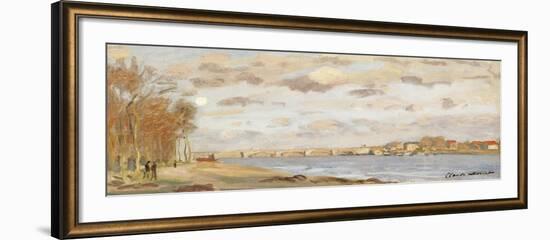 The Seine at Argenteuil, 1872-Claude Monet-Framed Giclee Print