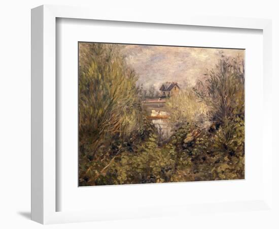 The Seine at Argenteuil, 1873-Pierre-Auguste Renoir-Framed Giclee Print