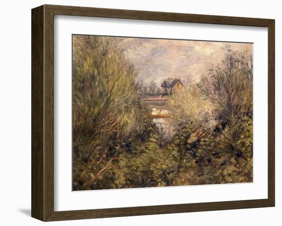 The Seine at Argenteuil, 1873-Pierre-Auguste Renoir-Framed Giclee Print