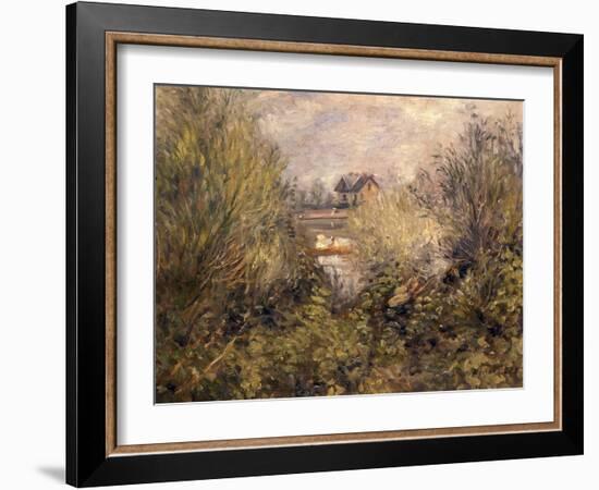 The Seine at Argenteuil, 1873-Pierre-Auguste Renoir-Framed Giclee Print