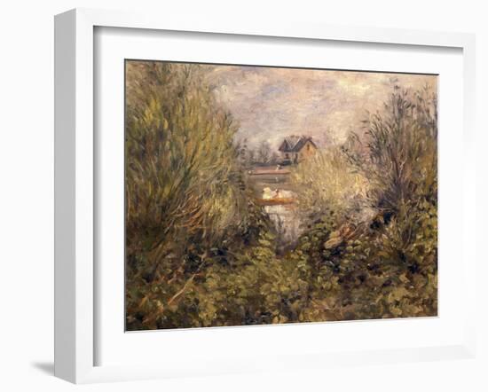 The Seine at Argenteuil, 1873-Pierre-Auguste Renoir-Framed Giclee Print