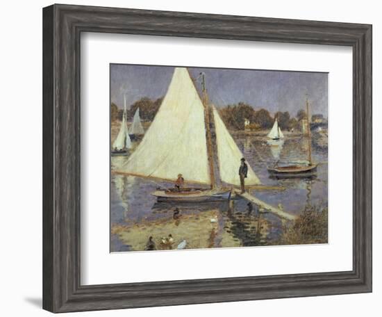 The Seine at Argenteuil, 1874-Pierre-Auguste Renoir-Framed Giclee Print