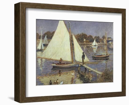 The Seine at Argenteuil, 1874-Pierre-Auguste Renoir-Framed Giclee Print