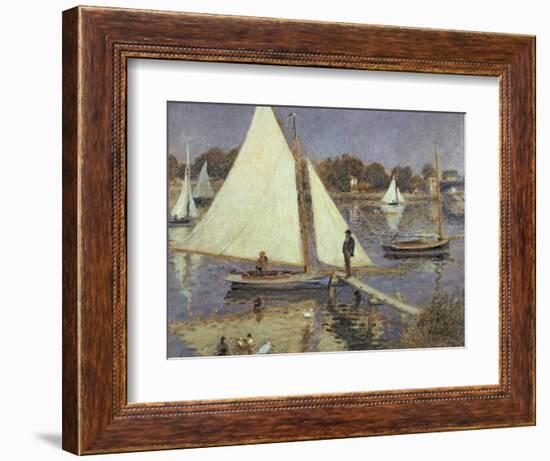 The Seine at Argenteuil, 1874-Pierre-Auguste Renoir-Framed Giclee Print