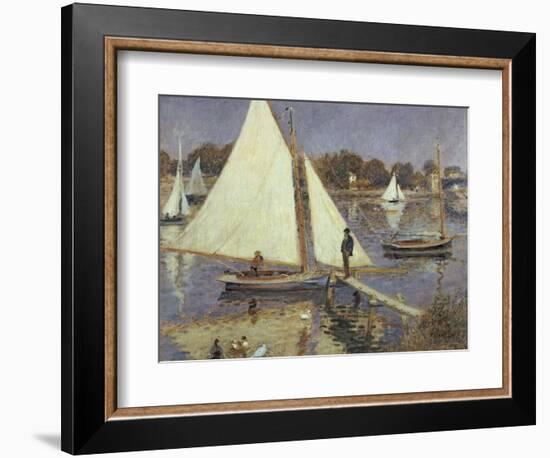 The Seine at Argenteuil, 1874-Pierre-Auguste Renoir-Framed Giclee Print