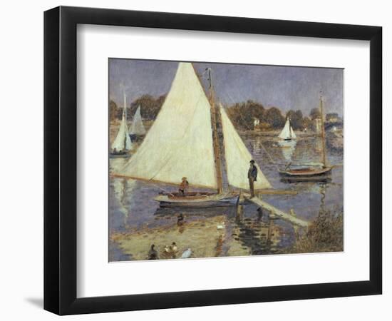 The Seine at Argenteuil, 1874-Pierre-Auguste Renoir-Framed Giclee Print