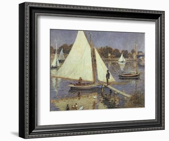 The Seine at Argenteuil, 1874-Pierre-Auguste Renoir-Framed Giclee Print