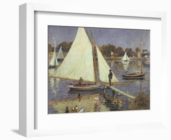 The Seine at Argenteuil, 1874-Pierre-Auguste Renoir-Framed Premium Giclee Print
