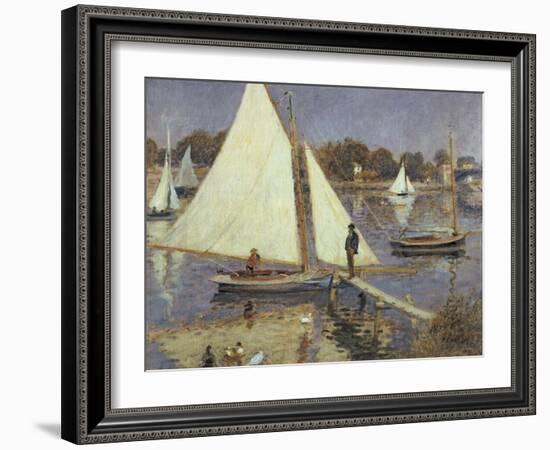 The Seine at Argenteuil, 1874-Pierre-Auguste Renoir-Framed Giclee Print