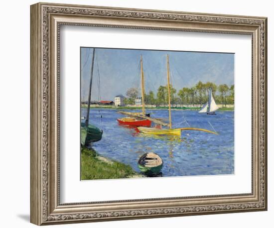 The Seine at Argenteuil, 1882-Gustave Caillebotte-Framed Giclee Print